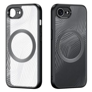DUX DUCIS Aimo Series MagSafe Rear Case Cover for Apple iPhone 16e - Clear/ Black