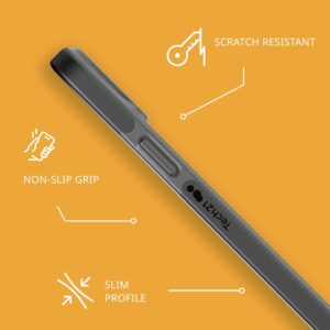 Tech21 Evo Check Tough MagSafe Rear Case Cover for Apple iPhone 14 Plus - Smokey Black