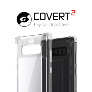 Ghostek Covert 2 Clear Protective Case Cover for Samsung Galaxy Note 8 - White