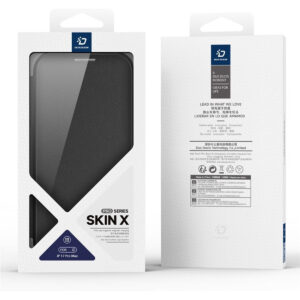 DUX DUCIS Skin X Pro MagSafe Flip Wallet Case for Apple iPhone 17 Pro Max - Black