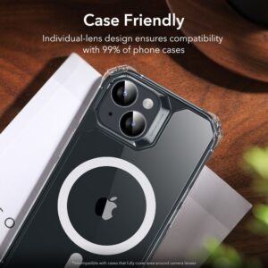 ESR Camera Lens Protector Cover & Styling for Apple iPhone 15 / 15 Plus - Clear