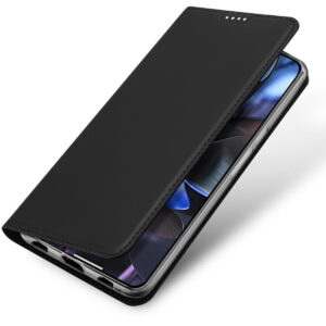 DUX DUCIS Skin Pro Faux Leather Wallet Flip Case for Google Pixel 10 Pro XL - Black