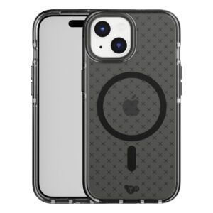 Tech21 EvoCheck Tough MagSafe Rear Case Cover for Apple iPhone 15 - Smokey Black