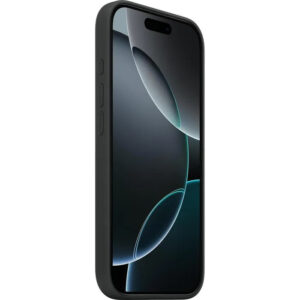 Official Apple Silicone Magsafe Rear Case Cover for iPhone 16 Pro Max - Black