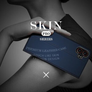 DUX DUCIS Skin Pro Faux Leather Wallet Flip Case for Samsung Galaxy Xcover 7 Pro - Black