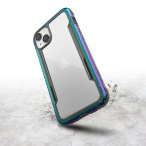 Raptic Shield Tough Rugged Rear Case Cover for Apple iPhone 14 Plus - Iridescent