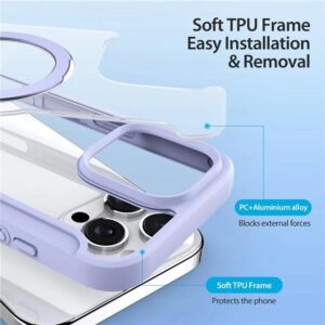 DUX DUCIS Skin X Pro MagSafe Standing Flip Wallet Case for Apple iPhone 16 Pro Max - Purple