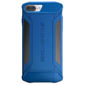 Element Case CFX Carbon Fibre Tough Rugged for Apple iPhone 8 Plus & 7 Plus - Blue