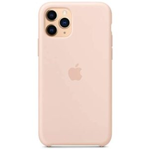 Official Apple Silicone Rear Case Cover for Apple iPhone 11 Pro - Pink Sand