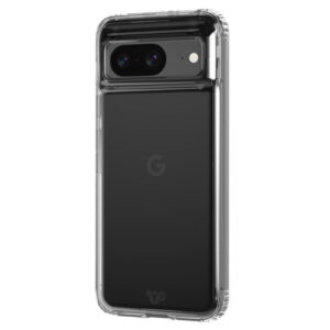 Tech21 EvoClear Tough Rear Case Cover for Google Pixel 8 - Transparent