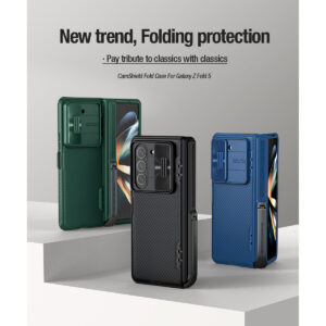 Nillkin CamShield Camera Lens Protector Case for Samsung Galaxy Z Fold5 5G - Deep Green