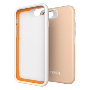 Gear4 Trafalgar D30 Shockproof Case Cover for Apple iPhone SE 2022, SE 2020, 8, 7 - Gold