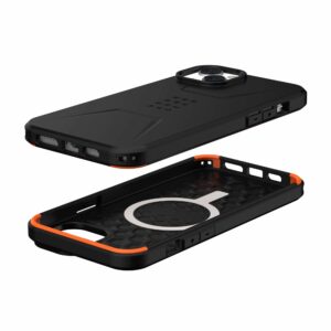 Urban Armor Gear (UAG) Civilian MagSafe Tough Case for Apple iPhone 14 Plus- Black