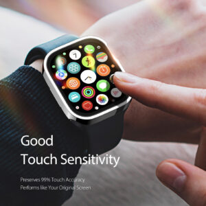 DUX DUCIS Hamo Hard PC Case for Apple Watch Series 7-45MM - Silver