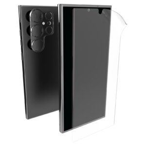 Tech21 Anti Glare Impact Shield Screen and Lens Protector Bundle for Samsung Galaxy S24 Ultra