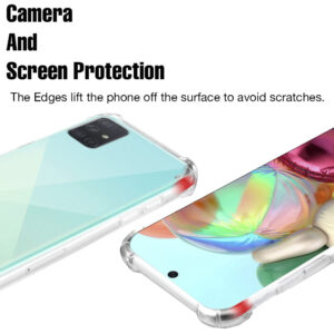 Clear Tough Rear Case for Samsung Galaxy A01 - Transparent