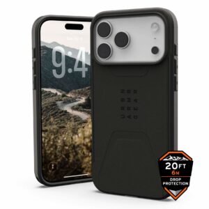 Urban Armor Gear (UAG) Civilian MagSafe Tough Case for Apple iPhone 17 Pro Max - Black