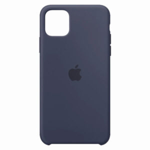 Official Apple Silicone Rear Case Cover for iPhone 11 Pro Max - Midnight Blue
