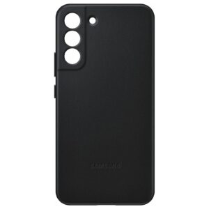 Official Samsung Leather Cover for Galaxy S22+ Plus 5G - Black