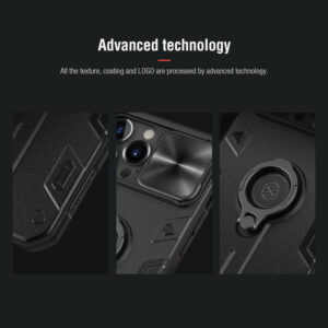 Nillkin CamShield Armor Camera Lens Protector Case for iPhone 13 Pro Max - Black