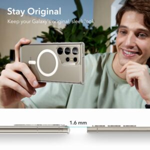 ESR Classic HaloLock MagSafe Tough Case for Samsung S24 Ultra - Clear