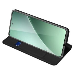 DUX DUCIS Skin Pro Faux Leather Wallet Flip Case for Xiaomi 15 Pro - Black