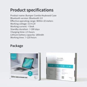 Nillkin Bumper Combo Tough Keyboard Case for Apple iPad 12.9 2020/2021/2022 - Black