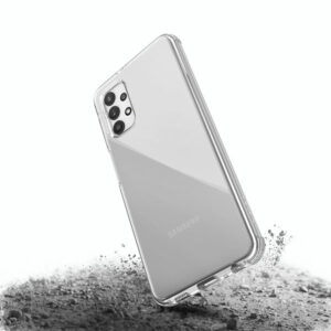 Raptic Clear Tough Rugged Rear Case Cover for Samsung Galaxy A32 5G - Clear