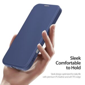 DUX DUCIS Skin X Pro MagSafe Flip Wallet Case for Apple iPhone 16 Plus - Blue