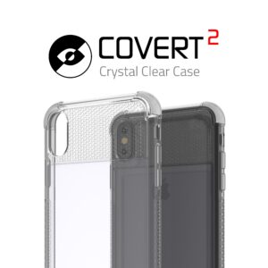 Ghostek COVERT2 Tough Clear Silicone Case Cover for Apple iPhone XS Max - White