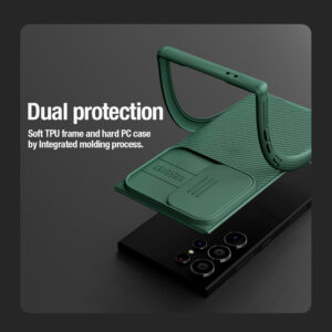 Nillkin CamShield Pro Lens Protector Magnetic Case Cover for Samsung Galaxy S24 Ultra - Green