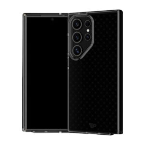 Tech21 EvoCheck Tough Rear Case Cover for Samsung Galaxy S24 Ultra - Smokey/Black