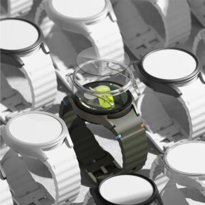 Ringke Slim Case & Tempered Glass Protector Bundle for Galaxy Watch 7 40mm - Clear