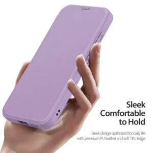 DUX DUCIS Skin X Pro Magnetic Flip Wallet Case for Samsung Galaxy S25 - Purple