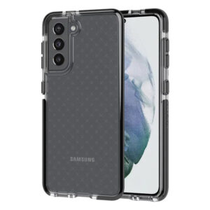 Tech21 Evo Check Slim Tough Rear Case for Samsung Galaxy S21 5G - Smokey/Black