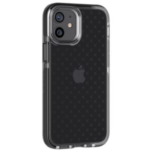 Tech21 EvoCheck Tough Rear Case Cover for Apple iPhone 12/12 Pro - Smokey Black