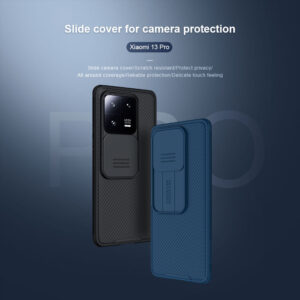 Nillkin CamShield Pro Lens Protector Rear Case Cover for Xiaomi 13 Pro - Blue