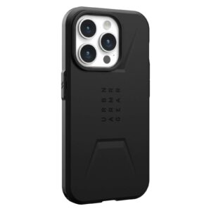 Urban Armor Gear (UAG) Civilian MagSafe Tough Case for iPhone 15 Pro - Black