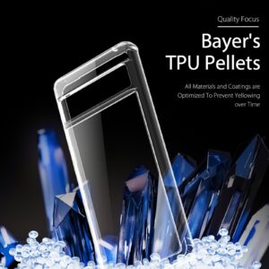 DUX DUCIS Clin Clear Tough Rear Case Cover for Google Pixel 7 - Transparent