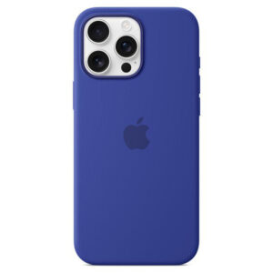 Official Apple Silicone Magsafe Rear Case Cover for iPhone 16 Pro Max Ultramarine
