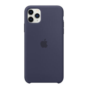Official Apple Silicone Rear Case Cover for iPhone 11 Pro Max - Midnight Blue