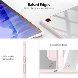 DUX DUCIS Tough Rugged Folio Case for Samsung Tab A7 10.4 2020 (T500/T505) - Pink