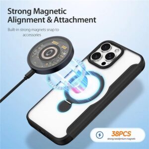 DUX DUCIS Skin X Pro MagSafe Standing Flip Wallet Case for Apple iPhone 16 Pro Max - Black