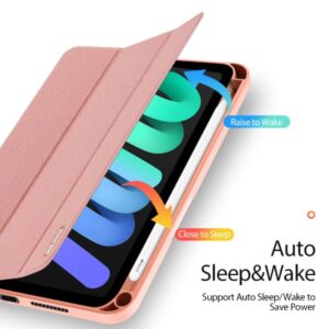 DUX DUCIS Domo Smart Case Cover for Apple iPad Mini (6th Gen. 2021) - Pink