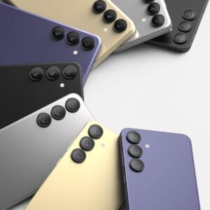 Ringke Camera Lens Frame Glass Protector for Samsung Galaxy S24 - Black