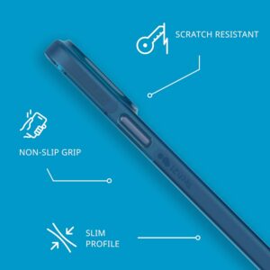 Tech21 EvoCheck Tough MagSafe Rear Case Cover for Apple iPhone 14 Pro Max - Classic Blue