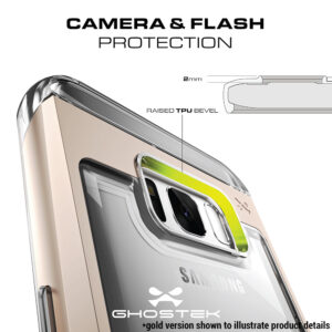 GHOSTEK Cloak 2 Clear Protective Rear Case Cover Samsung Galaxy S8 - Red