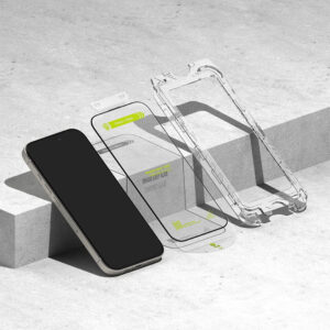 Ringke 2 Pack Easy Slide Tempered Glass Screen Protector for Apple iPhone 16 Pro