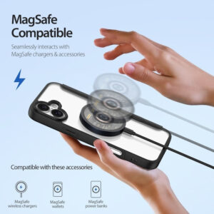 DUX DUCIS Skin X Pro MagSafe Flip Wallet Case for Apple iPhone 16 - Black