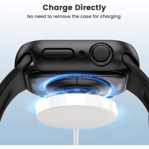 2 X Tough Protective Case Cover for Apple Watch 41mm Series 7 - Black